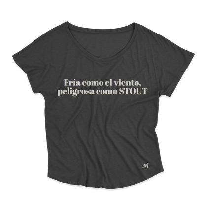 Playera Fríx Como El Viento, Peligrosx Como Stout