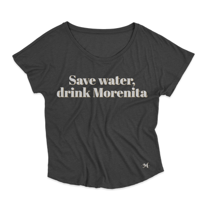 Playera Save Water, Drink Morenita